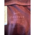 Nike  Women's Dri-Fit Cropped Leggings Maroon / burgundy Size S Athletic Sports Photo 3
