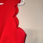 J.Crew  Scalloped Red Dress Photo 8