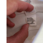 Martha Stewart Women's Jeans Size 8 White Knit Denim Ankle Pull On Elastic NWOT Photo 14