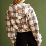 PacSun  Shawna Sherpa Cropped Hoodie Women’s‎ Sz Sm Photo 1