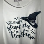 Halloween Size 2x You Can't Scare Me I'm A Teacher T Photo 1