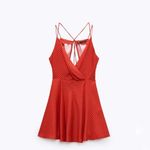 ZARA NEW  red polka dot dress Photo 6