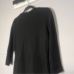 Boston Proper  Blouse Square Neck 3/4 Sleeve Top Black Size Medium Photo 8
