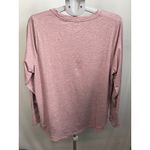 Athleta  Long Sleeve Top Thumbholes‎ Mauve Heathered Athletic 1X Photo 4