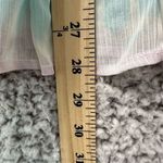 NWOT Swim Tie Dye Caftan Cover Up M Boho Beach Sheer Pastel Resortwear Blue Size M Photo 4