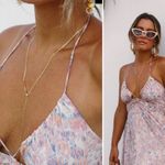 VICI X SUMMER OF DIANE Pink Floral Halter Dress Photo 9