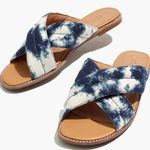 Madewell NWT The Skyler Slide Sandal in Tie-Dye Photo 0