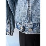 Unionbay Vintage 90s unisex acid wash blue marbled distressed denim jacket Small Photo 7