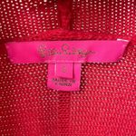 Lilly Pulitzer Tatum Open Cardigan Sweater Spicy Coral Tassel Fringe $128 S Photo 7