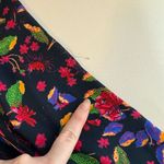 Saloni Womens Lea‎ Floral Wrap Mini Dress Multicolor Sz 2 | Feminine Colorful Black Photo 9