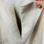 Jonathan Simkhai vegan leather cut out mini dress in vanilla Size 2 Photo 8