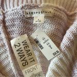 Aeropostale  Reversible Pastel Tie Dye Cropped Sweater Size Small Photo 4