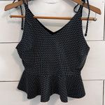 ALBION FIT Albion Midnight Dash Peplum Swim Top. Size Medium. Excellent Pre-Owned Condition Photo 2