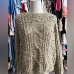 Blu Pepper  Textured Knit Sweater in Brown Photo 0