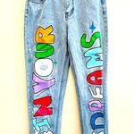 PacSun  High Rise In Your Dreams Painted Jeans Large Photo 0