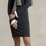 Ralph Lauren Polo  Dress Womens Gray Boucle Wool Blend Knit Sheath Long Sleeve Photo 0