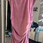 A New Day Pink Velvet Cowl Neck Cocktail Dress Photo 0