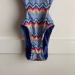 Roxy  Multicolor Chevron V-Neck One Piece Swimsuit Photo 6