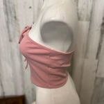 Pink Strapless Top Size M Photo 2
