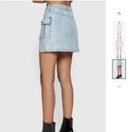 Rebecca Minkoff  Distressed Fray Jodie Denim Mini Skirt Size 27 Photo 2