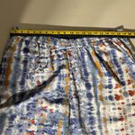 Tolani  Collection Pants Womens Large Blue Print Pull On Wide Leg Pockets Relaxed Photo 1