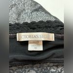 Victoria's Secret Vintage Victoria’s Secret Woman’s Lace Lined Black Sports Bra Size Medium Photo 3