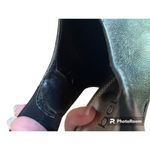 Bebe  Siver/metallic Heels W/Peep Top. Sz.8 M Photo 8