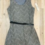 Sharagano NWT   NOIR maxi dress black Belted sz 4. Photo 0