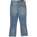 Madewell Cali Demi Boot Button Fly Jeans Preppy Mid Rise 23 Raw Hem Dory Wash Photo 4