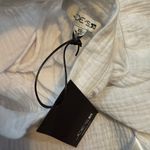 joe's jeans Joe’s Womens XS White Cotton Gauze Flutter Short Sleeves Top Shirt Blouse Spring Photo 7