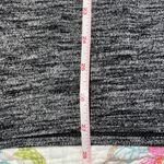 Sophie Max  size large womens color-block long sleeve semi sheer blouse tan grey Photo 3