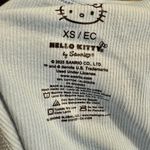 Hello Kitty  Light Blue Cropped Rib Knit Tank Top XS Photo 4