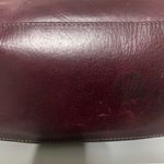 Frye  Oxblood Leather Satchel Barrel Bag Vintage Photo 5