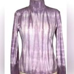 American Eagle  Studio Purple Tie Dye Ribbed Mock Neck Sweater Great Condition Photo 0