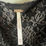 Free People Glittery Dress Lace Party Night Out Birthday Glam XS Photo 5