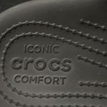 Crocs  DISNEY CRUELLA WO size 8 iconic  Comfort Slides WITH POM POM JIBBETS CLEAN Photo 1