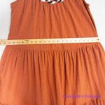 Marine layer New! Andrea Knit Midi Dress in Baked Clay, size M Photo 9