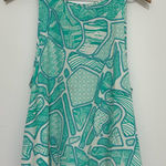 Glam  | Teal Abstract Tank Top Photo 0