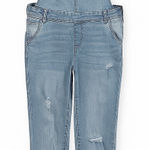 Wallflower Distressed Denim Overalls – Size Medium Blue Photo 0