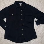 If It Were Me 
Black Fleece Lined Shacket Shirt Jacket Size XS can fit small Photo 0