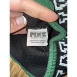 Victoria's Secret PINK‎  Black Logo ONE SIZE Winter Ski Stocking Pom Pom Hat VS Photo 2
