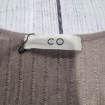 Co Ribbed Cashmere Top Tan Photo 5