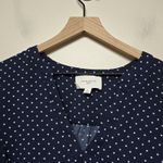 Tuckernuck Pomander Place Navy Polka Dot Kenzo Tiered Dress Sz Large Blue Photo 4