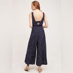 HD in Paris Anthropologie  Tallulah Wide-Leg Jumpsuit in Blue Motif Photo 9