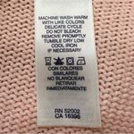 Liz Claiborne Crazy Horse  Vintage Velvet Ruffle Pink Knit Cardigan, Size XL Photo 11