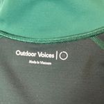 Outdoor Voices FrostKnit Full-Zip Jacket Women's M Green Mock Neck Activewear Photo 12