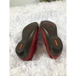 Cole Haan Nike Air Luna waterproof patent leather slip-on shoes zip Front 9B Red Photo 7