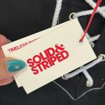 Solid & Striped  Denim Sailor Shorts Black Photo 5