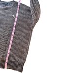 Ted Baker Innia Chenille Woven Star Pin Super Soft Relaxed Sweater Grey 3 (US 8) Photo 14