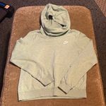 Nike  Mint Green Cowl Neck Hoodie Photo 0